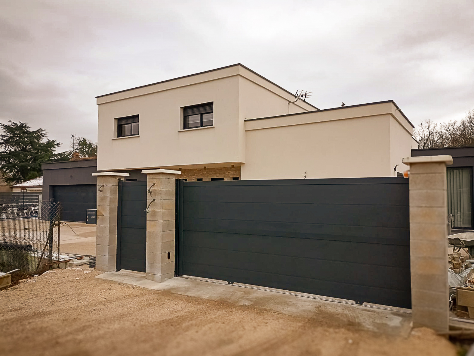 Installation d’un portail